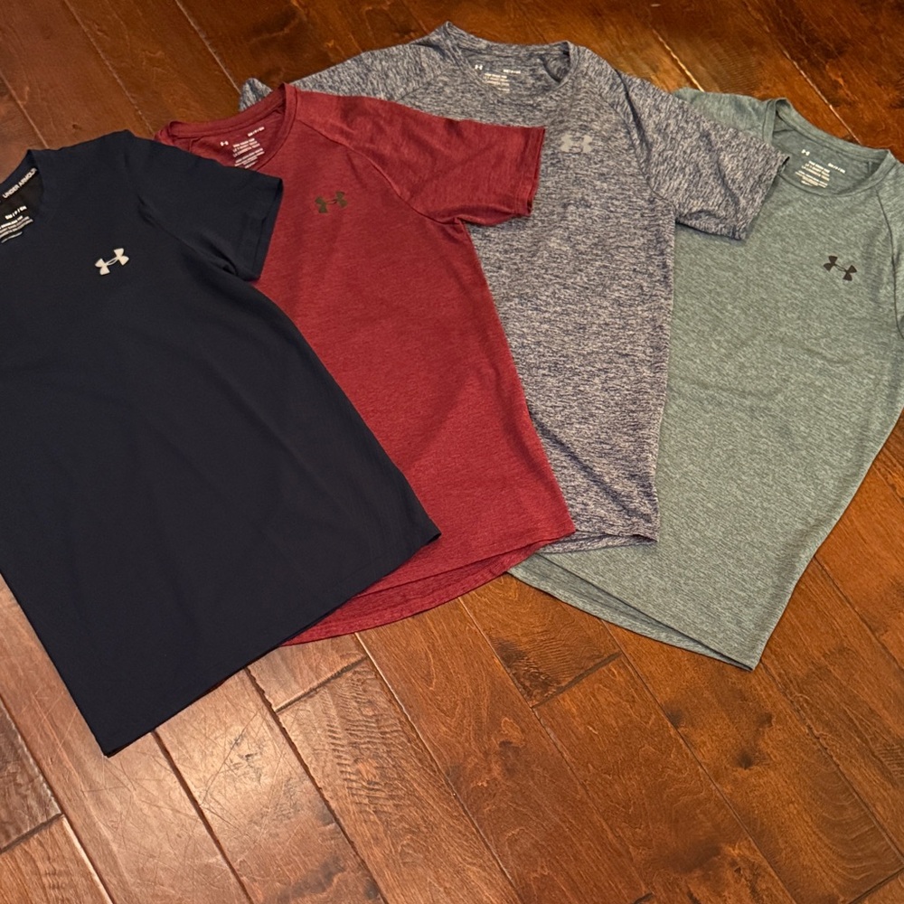 Under Armour Men's Tech Short-Sleeve T-Shirt - Navy, Burgundy, Gray, Green